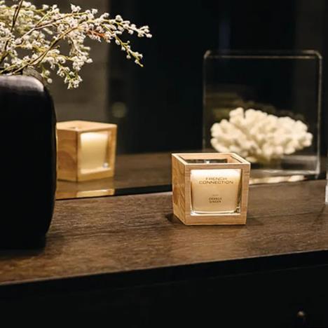 French Connection Orange Ginger Wooden Surround Jar Candle Extra Image 3 Preview